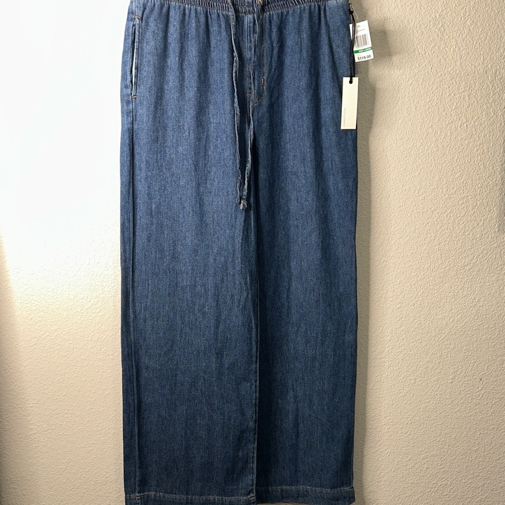 Habitual Dark‎ Blue Wide Leg Jeans